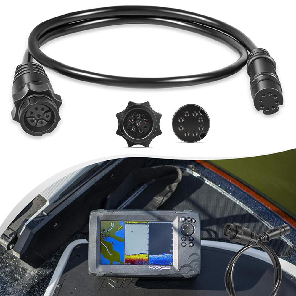 Fish Finder Lowrance Hook - 000-14068-001 7-Pin Transducer to Fishfinder and