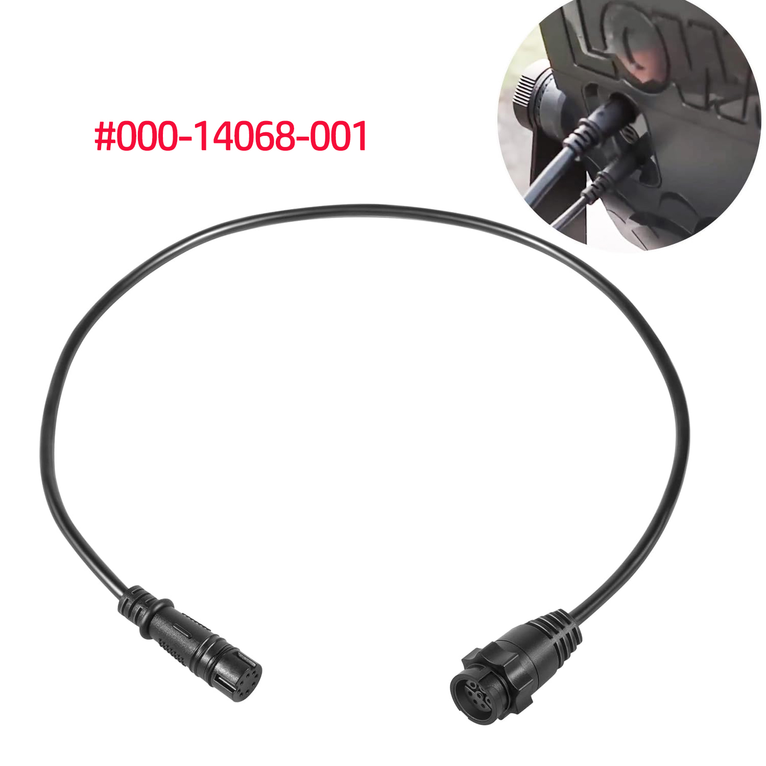 Fish Finder Lowrance Hook - 000-14068-001 7-Pin Transducer to Fishfinder and