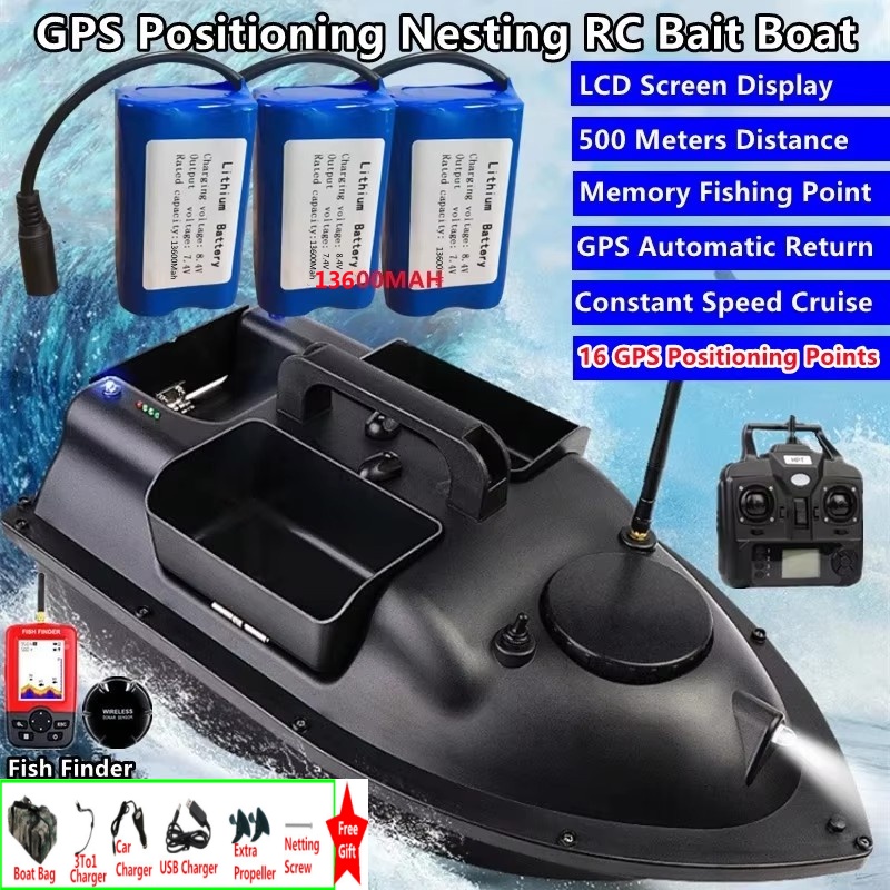 Chirp Sonar Fish Finder - Sonar Finder 16 GPS Auto Return