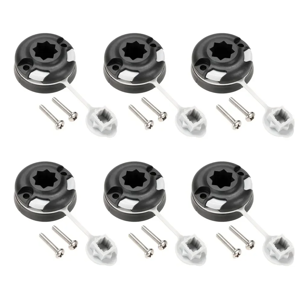 Fish Finder Transducer Mount - 8/6/4/1PC Canoe Kayak Star Mount Base