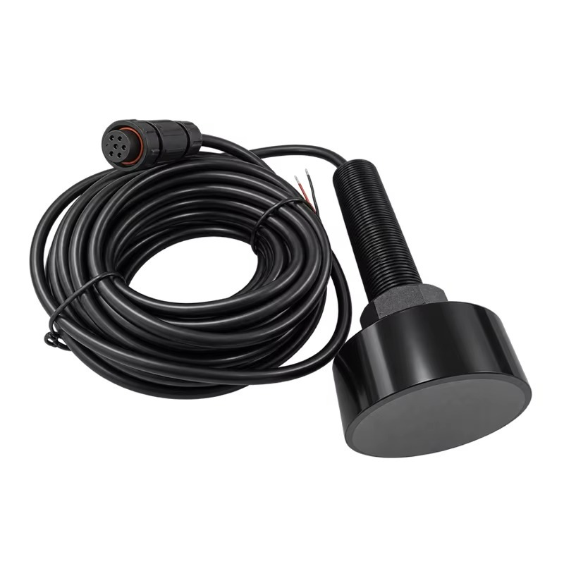 Fish Finder Transducer 200Khz - 50KHz/200kHz Dual-Frequency Ultrasonic Transducer, Marine Depth
