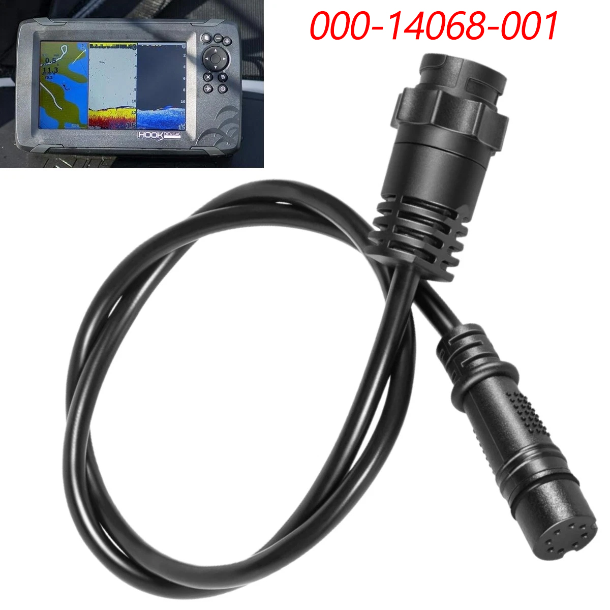 TM 000-14068-001 7-Pin Transdu - Fish Finder Lowrance Hook ulasan dan harga