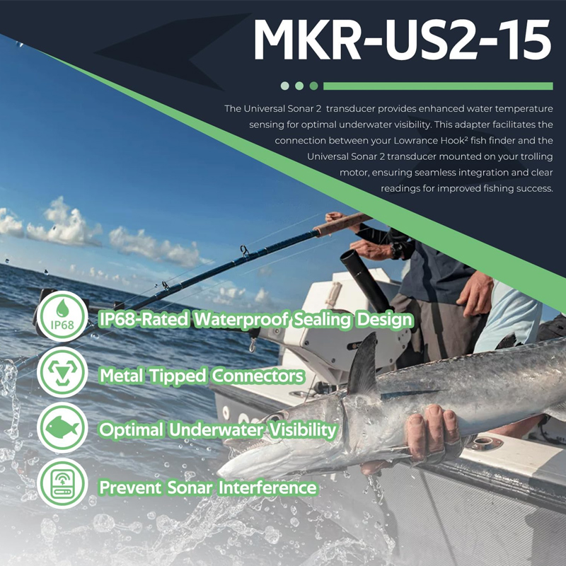 1852075 MKR-US2-15 Universal S - Fish Finder Lowrance Hook ulasan dan harga