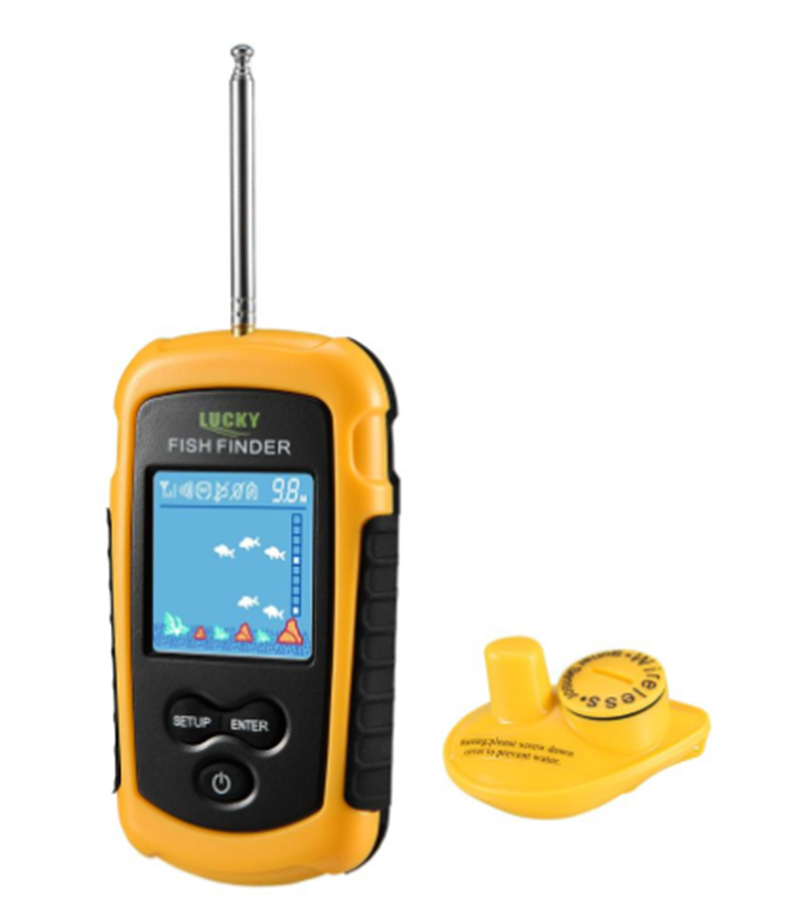 Alarm Sonar Fish Finders 100M  - Fish Finder Transducer 200Khz ulasan dan harga