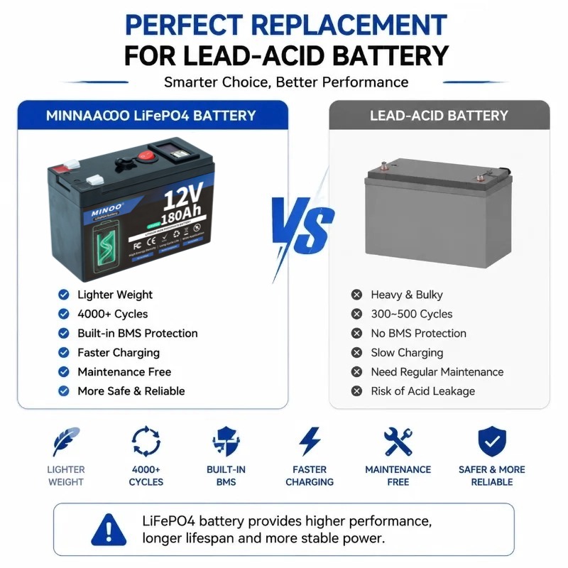 12V 180Ah LiFePO4 Solar Batter - Fish Finder Battery 12V ulasan dan harga