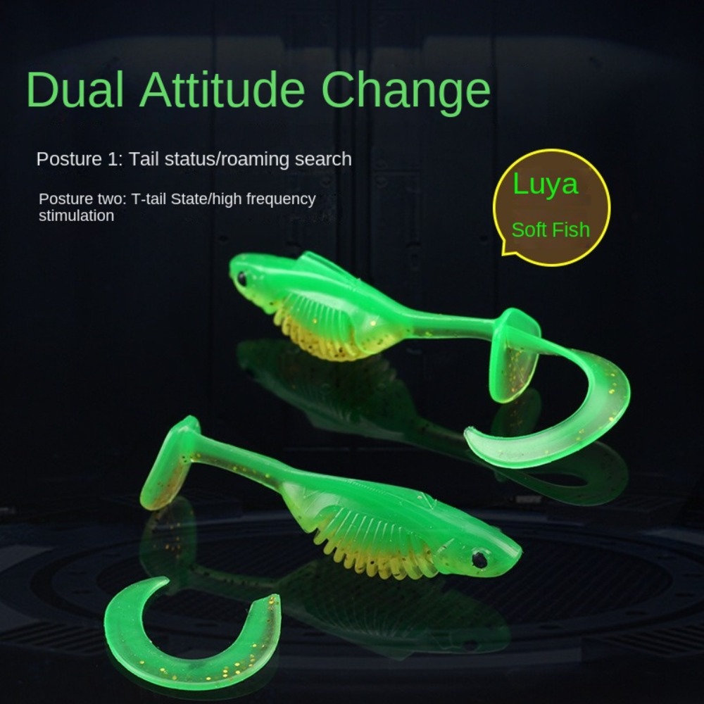 10PCS PVC Fishing Soft Lures 6 - Fish Finder Ice Fishing ulasan dan harga