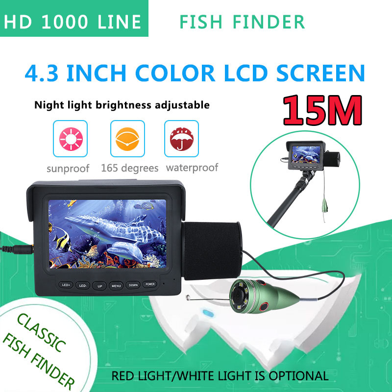 15M 1200TVL Underwater Fishing - Fish Finder Ice Fishing ulasan dan harga