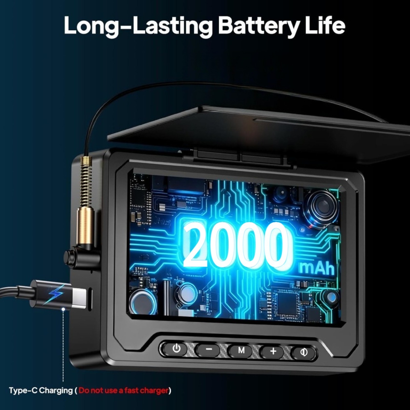 [1080P Underwater Fish Camera  - Fish Finder Kayak Portable ulasan dan harga