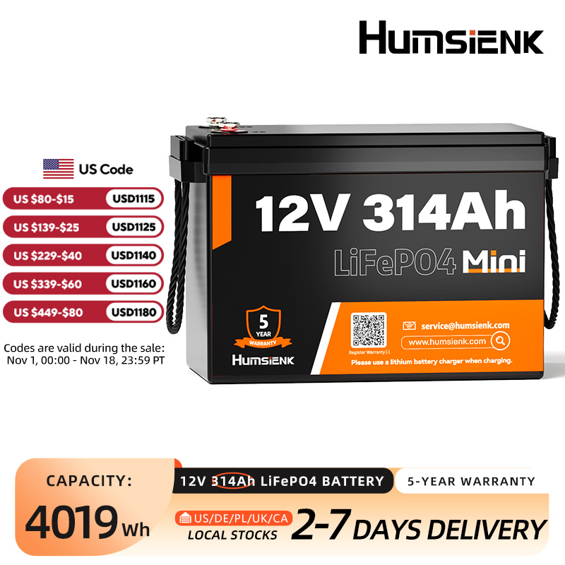 Humsienk 12V 314Ah MINI LiFePO - Fish Finder Battery 12V ulasan dan harga