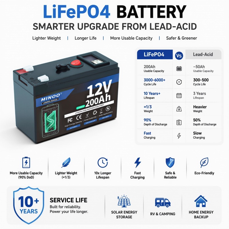 12V 200Ah LiFePO4 Solar Batter - Fish Finder Battery 12V ulasan dan harga